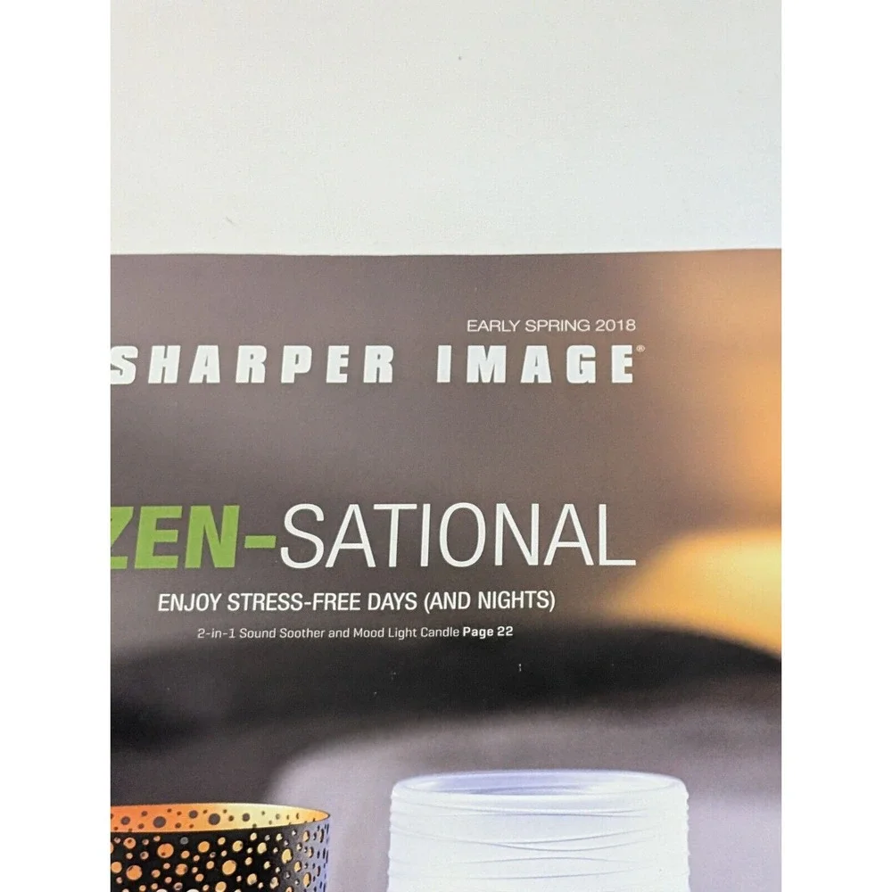 Sharper Image Catalog Magazine Technology Fall‎ Holiday Christmas 2018 2020 VTG